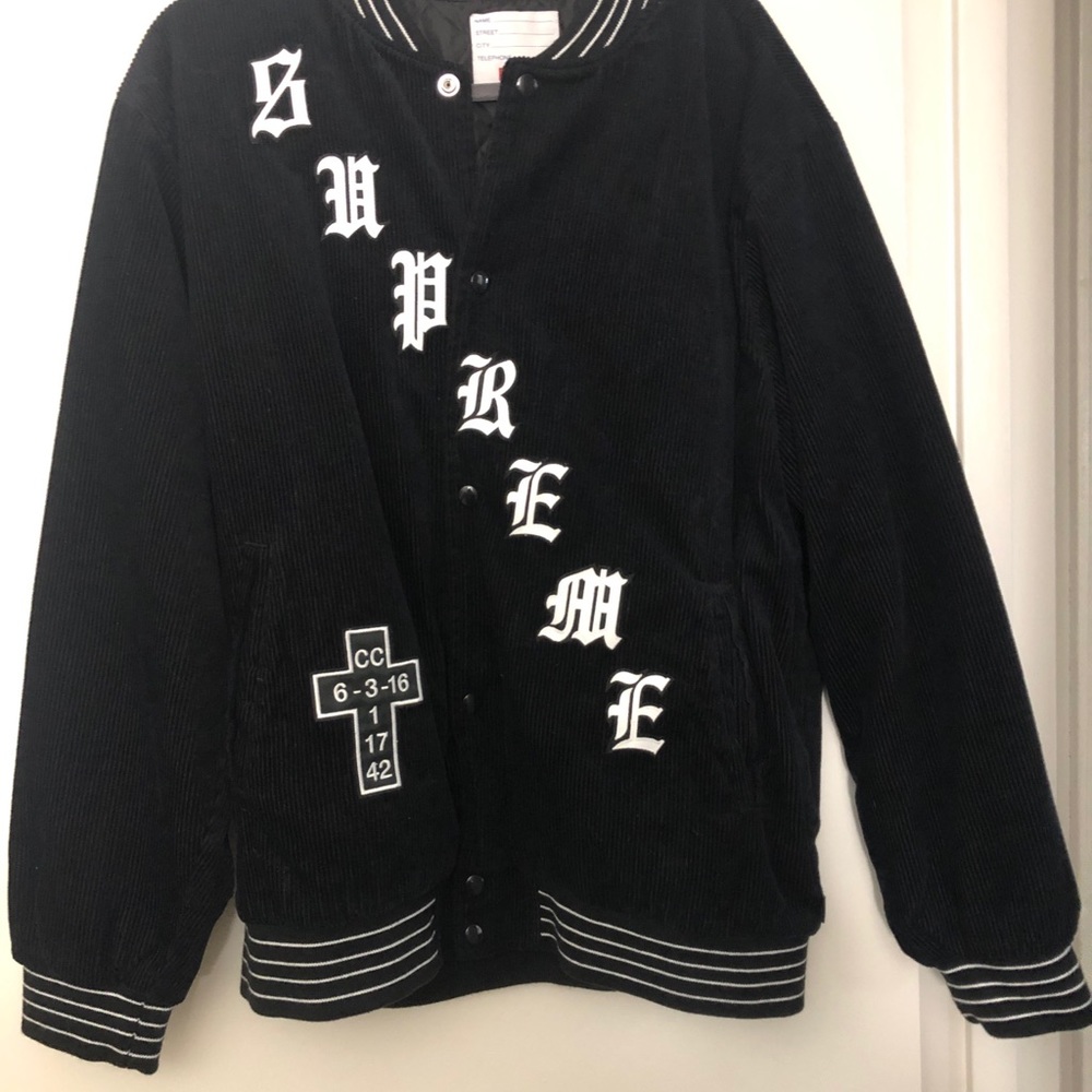 SUPREME old English jacket XL